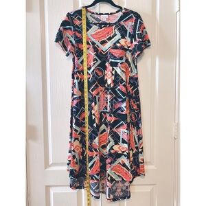 LuLaRoe Carly multicolored dress size XS